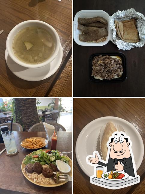 Platos y mesa de Almanara Cacho, fotografía de referencia pública