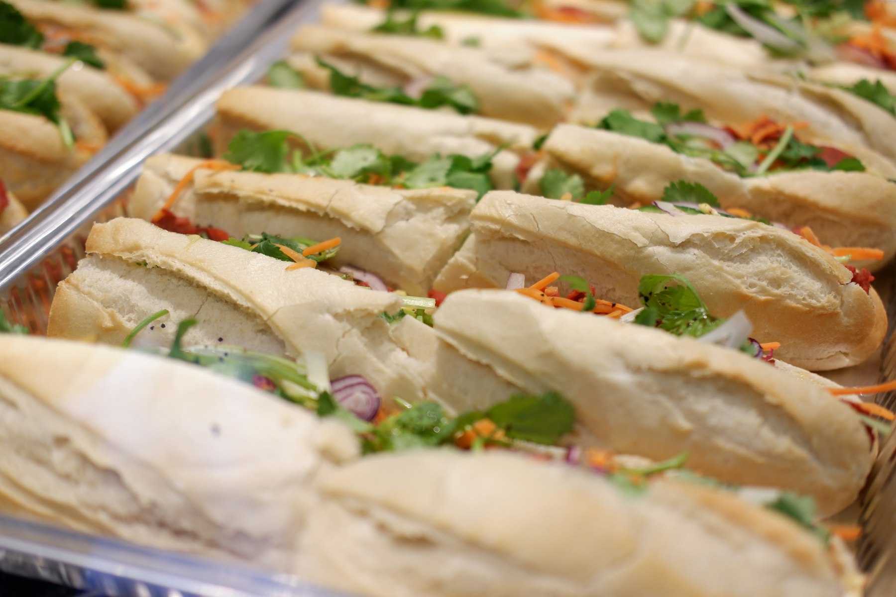 Imagen de referencia de banh mi vietnamita; no es una foto de Pequeño Saigón